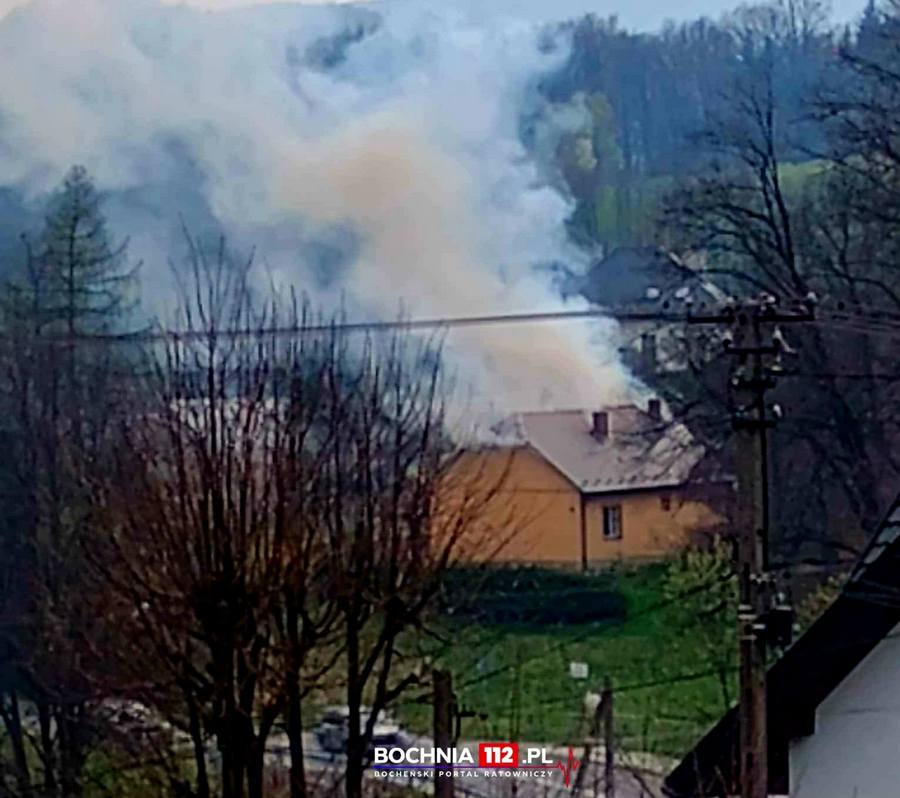 Pożar domu w Olchawie