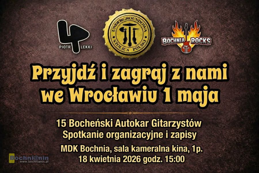 Gitarzyści z Bochni znów ruszą bić rekord do Wrocławia. Startują zapisy na jubileuszowy wyjazd