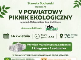 Przynieś makulaturę, odbierz drzewko. We wtorek V Powiatowy Piknik Ekologiczny
