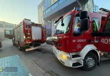 🔴 Bochnia. Pożar w hotelu w pobliżu dworca kolejowego – ZDJĘCIA