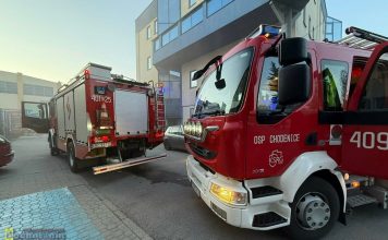 🔴 Bochnia. Pożar w hotelu w pobliżu dworca kolejowego – ZDJĘCIA