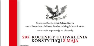 Bocheńskie obchody 235. rocznicy Uchwalenia Konstytucji 3 Maja