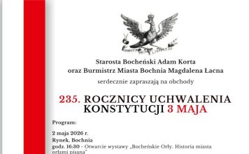 Bocheńskie obchody 235. rocznicy Uchwalenia Konstytucji 3 Maja