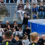 Agnieszka Chylińska na meczu BSF