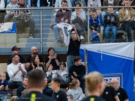 Agnieszka Chylińska na meczu BSF