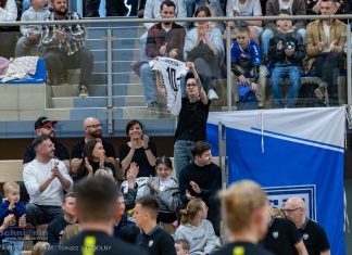 Agnieszka Chylińska na meczu BSF