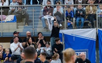 Agnieszka Chylińska na meczu BSF