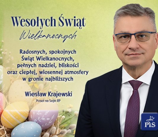 Życzenia od posła Wiesława Krajewskiego