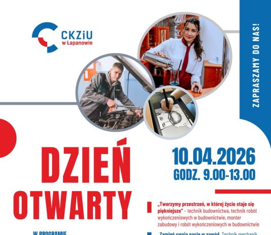 CKZiU w Łapanowie zaprasza na Dzień Otwarty. Co w programie?