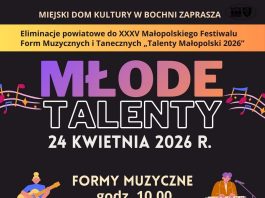Bochnia. Trwa nabór do przeglądu „Młode Talenty 2026”
