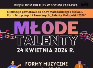 Bochnia. Trwa nabór do przeglądu „Młode Talenty 2026”