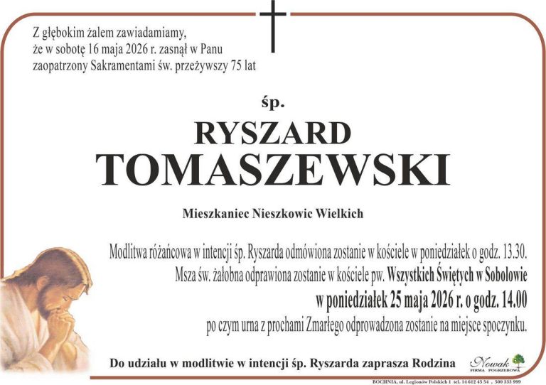 Śp. Ryszard Tomaszewski