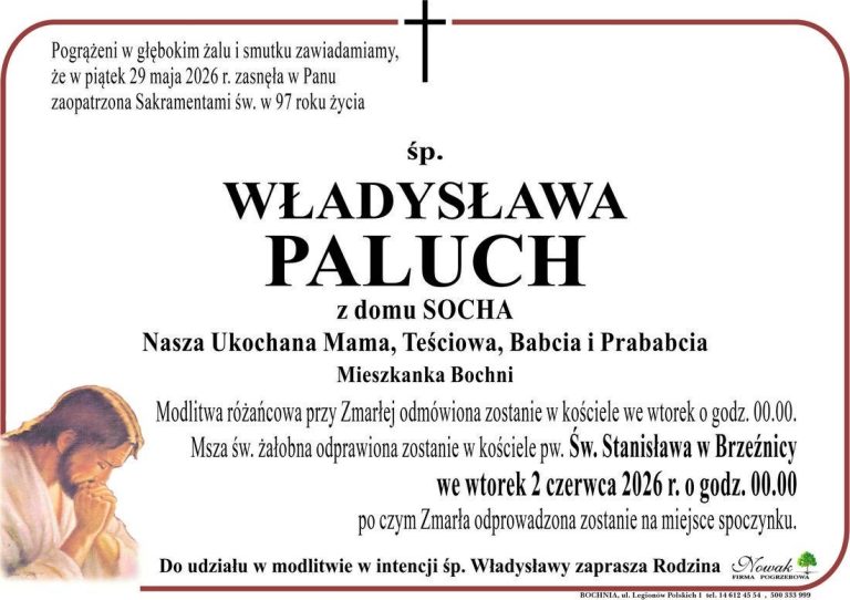 Śp. Władysława Paluch