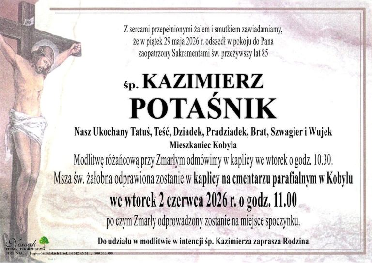 Śp. Kazimierz Potaśnik