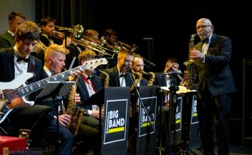 Święto jazzu w MDK. Koncert Big Band Bochnia – ZDJĘCIA