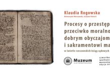 Czwartkowe Spotkanie Muzealne: Cudzołóstwo, bigamia i dawne sądy