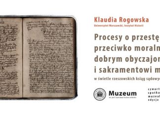 Czwartkowe Spotkanie Muzealne: Cudzołóstwo, bigamia i dawne sądy