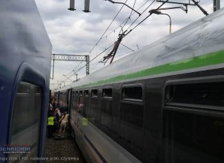 🔴 Awaria sieci trakcyjnej na linii Kraków-Tarnów. Pociągi z ogromnymi opóźnieniami