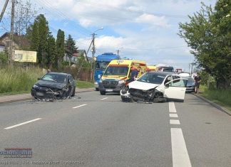 🔴 Zderzenie czołowe w Łapczycy. DK94 całkowicie zablokowana