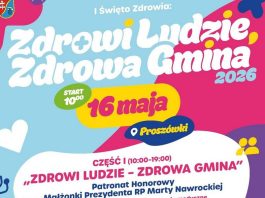 Filip Chajzer gościem Święta Zdrowia w Proszówkach. „Zdrowi ludzie, zdrowa gmina” już 16 maja