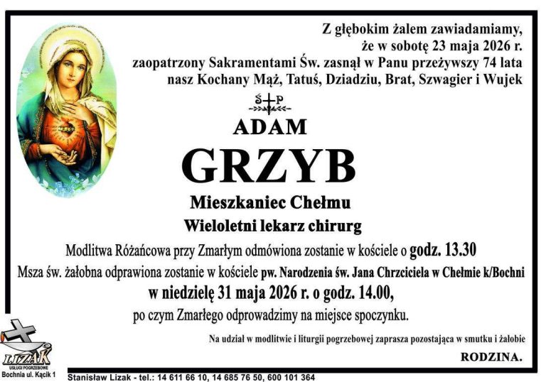Św. Adam Grzyb