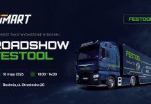 🔸 Festool Roadshow w Bochni – testy narzędzi, nagrody i wydarzenie dla fachowców