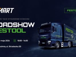 🔸 Festool Roadshow w Bochni – testy narzędzi, nagrody i wydarzenie dla fachowców