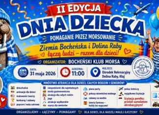 II edycja Dnia Dziecka na Dolinie Raby w Kłaju. Będą atrakcje, pokazy i pomoc dla Michałka