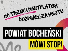 Powiat Bocheński organizuje akcję „HejTY Reaguj”. Będzie rozmowa o hejcie
