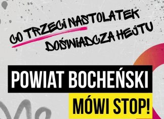 Powiat Bocheński organizuje akcję „HejTY Reaguj”. Będzie rozmowa o hejcie