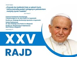 XXV Rajd Szlakiem Papieskim z Niegowici do Łapanowa już 16 maja