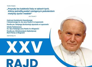 XXV Rajd Szlakiem Papieskim z Niegowici do Łapanowa już 16 maja