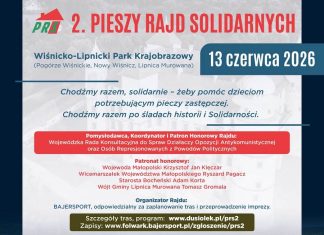 Ruszają zapisy na 2. Pieszy Rajd Solidarnych