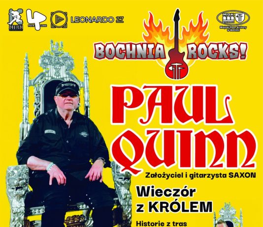 Bochnia Rocks! Paul Quinn z zespołu Saxon zagra w kinie Regis