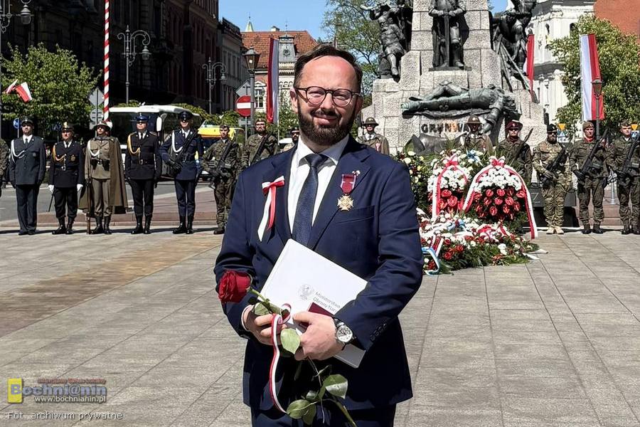 Rafał Rudka z państwowym odznaczeniem od Prezydenta RP
