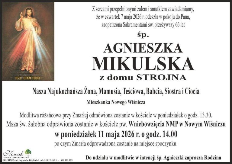 Śp. Agnieszka Mikulska