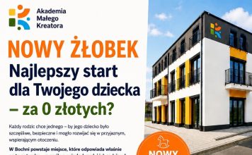 🔸 Nowy żłobek w Bochni. „Akademia Małego Kreatora” zaprasza: opłaty 0 zł – ostatnie wolne miejsca!