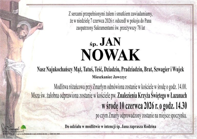 Śp. Jan Nowak