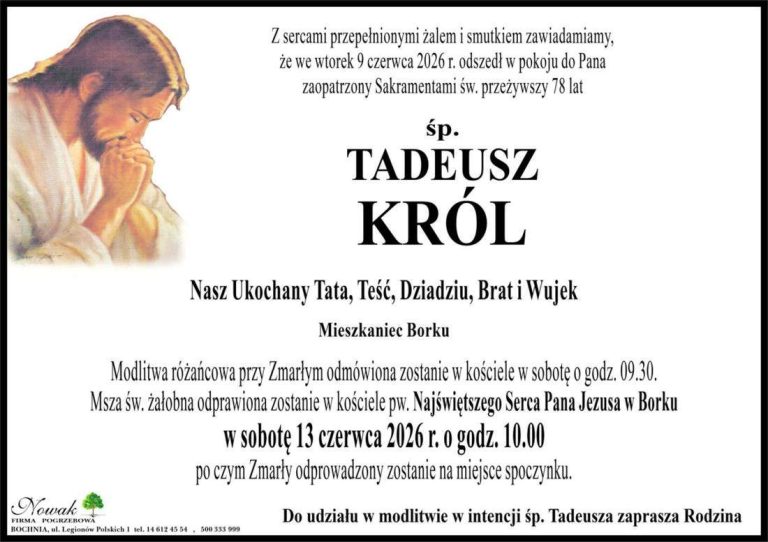 Śp. Tadeusz Król