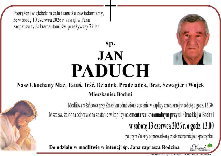 Śp. Jan Paduch