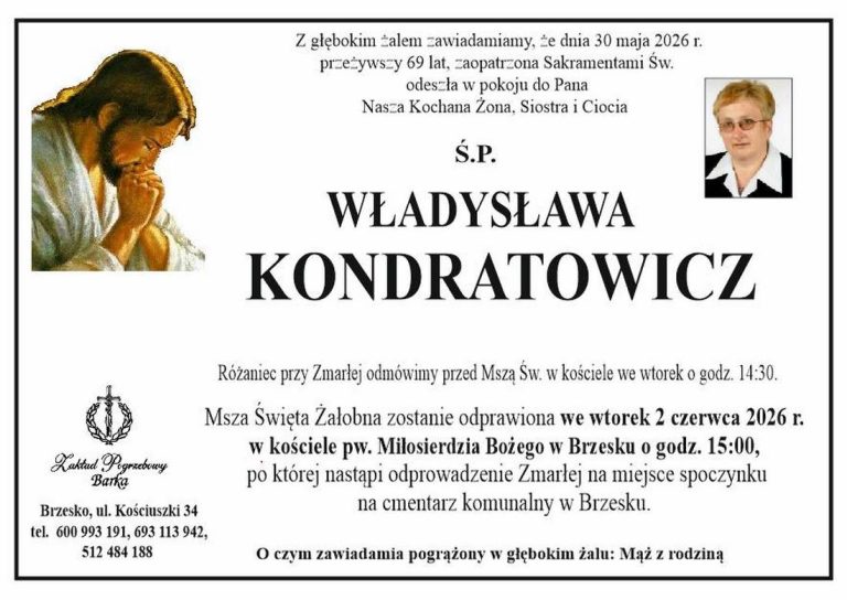 Śp. Władysława Kondratowicz