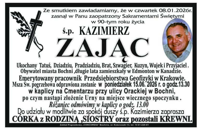 Śp. Kazimierz ZAJĄC