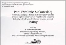 ▪ Kondolencje od władz Powiatu, Rady Powiatu oraz pracowników Starostwa Powiatowego