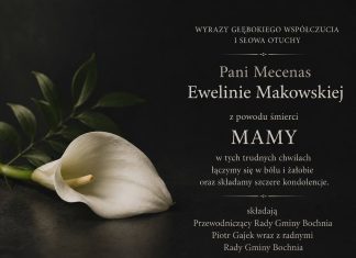 ▪ Kondolencje od Rady Gminy Bochnia