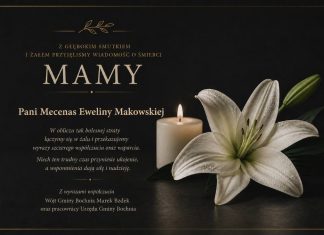 ▪ Kondolencje od Wójta Gminy Bochnia i Pracowników Urzędu