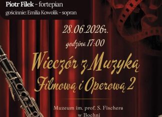 „Wieczór z muzyką filmową i operową 2” już w sobotę w Muzeum im. Fischera