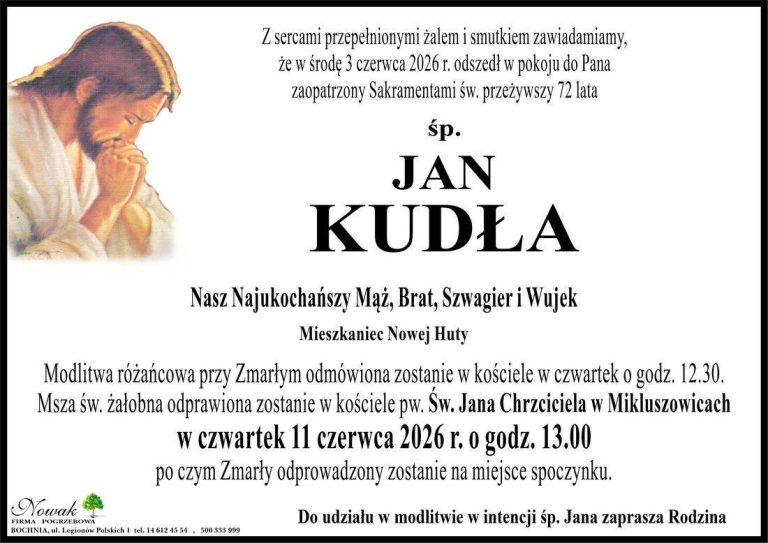 Śp. Jan Kudła