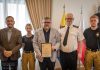 Podziękowania przekazane przy osobnym spotkaniu. Strażacy OSP Chodenice odwiedzili władze powiatu