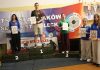 Zawodniczka klubu „Młody Strzelec” na podium zawodów w Krakowie