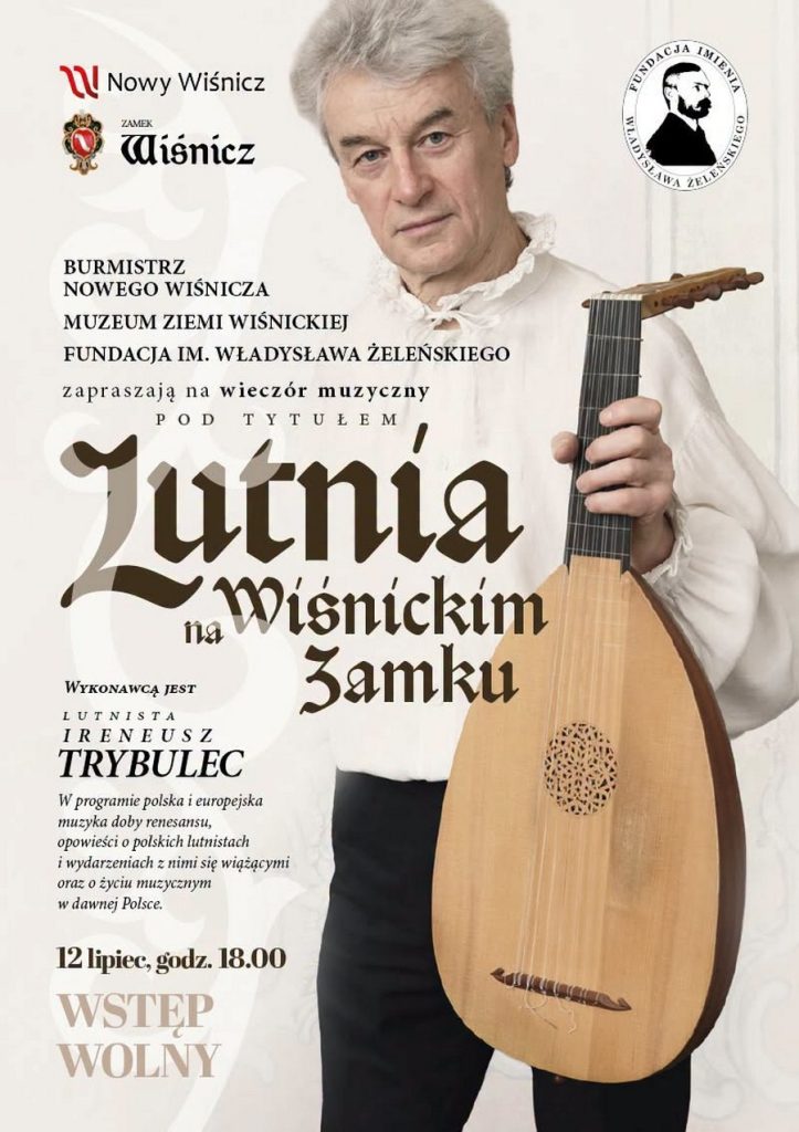 W niedzielę koncert „Lutnia na wiśnickim zamku”